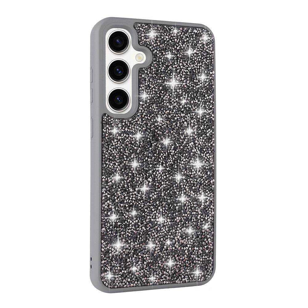 Galaxy S25 Kılıf Parlak Taşlı Tasarım Zore Pırlanta Kapak