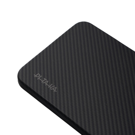 Galaxy S25 Plus Kılıf M-safe Şarj Özellikli 600D Aramid Fiber Pitaka Ultra-Slim Classic Serisi Black-Grey Twill Kapak