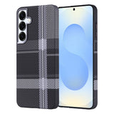 Galaxy S25 Plus Kılıf M-safe Şarj Özellikli Karbon Fiber Görünümlü Zore Nekst Kapak