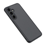 Galaxy S25 Plus Kılıf M-safe Şarj Özellikli Karbon Fiber Tasarımlı Zore Elnino Kapak
