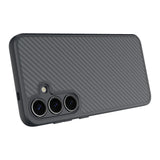 Galaxy S25 Plus Kılıf M-safe Şarj Özellikli Karbon Fiber Tasarımlı Zore Elnino Kapak
