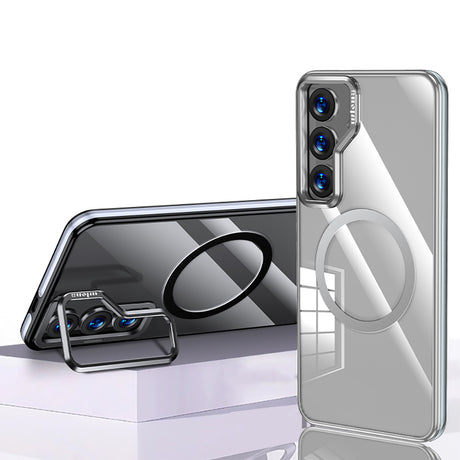 Galaxy S25 Plus Kılıf M-safe Şarj Özellikli Wlons Standlı Efsane Kapak