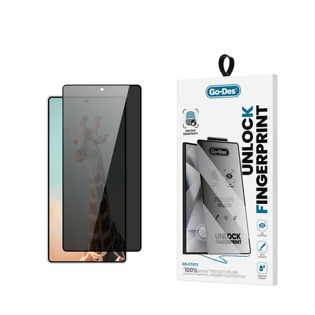 Galaxy S25 Ultra Go Des GD-001 Parmak İzi Bırakmayan Privacy 9H Temperli HD Cam Hayalet Ekran Koruyucu