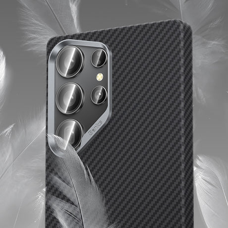 Galaxy S25 Ultra Kılıf Benks M-safe Şarj Özellikli Magnetik ArmorAir 600D Kevlar Fiber Kapak
