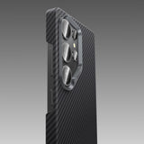 Galaxy S25 Ultra Kılıf Benks M-safe Şarj Özellikli Magnetik ArmorAir 600D Kevlar Fiber Kapak