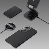 Galaxy S25 Ultra Kılıf Benks M-safe Şarj Özellikli Magnetik ArmorAir 600D Kevlar Fiber Kapak