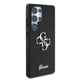 Galaxy S25 Ultra Kılıf Guess Orjinal Lisanslı 4G Büyük Metal Logolu Glitter Kapak