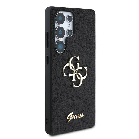 Galaxy S25 Ultra Kılıf Guess Orjinal Lisanslı 4G Büyük Metal Logolu Glitter Kapak