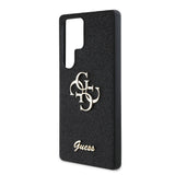 Galaxy S25 Ultra Kılıf Guess Orjinal Lisanslı 4G Büyük Metal Logolu Glitter Kapak