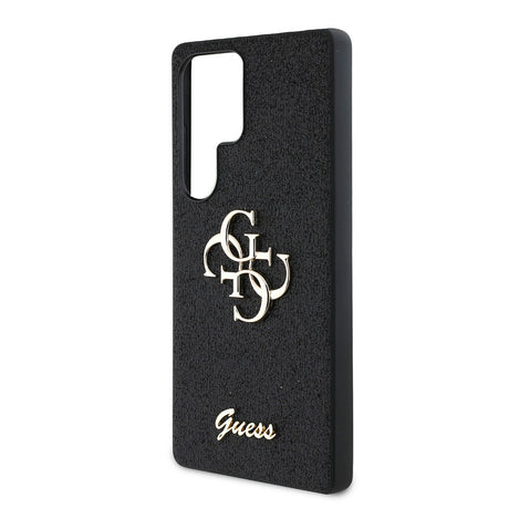 Galaxy S25 Ultra Kılıf Guess Orjinal Lisanslı 4G Büyük Metal Logolu Glitter Kapak