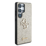 Galaxy S25 Ultra Kılıf Guess Orjinal Lisanslı 4G Büyük Metal Logolu Glitter Kapak