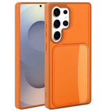 Galaxy S25 Ultra Kılıf Kartlıklı Zore X-Kart Silikon Kapak