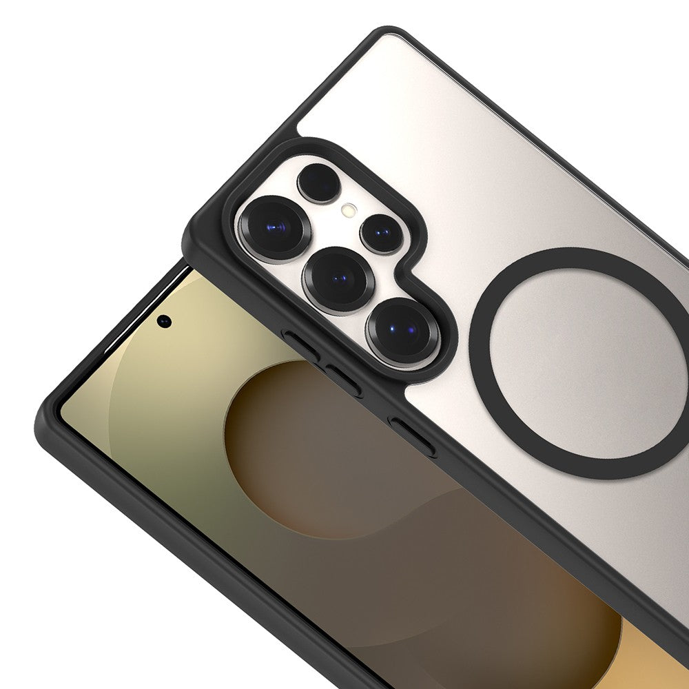 Galaxy S25 Ultra Kılıf M-safe Şarj Özellikli Zore Babet Kapak