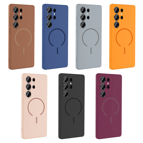 Galaxy S25 Ultra Kılıf M-safe Şarj Özellikli Zore Meta Kapak