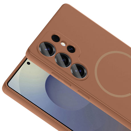 Galaxy S25 Ultra Kılıf M-safe Şarj Özellikli Zore Meta Kapak