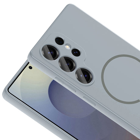 Galaxy S25 Ultra Kılıf M-safe Şarj Özellikli Zore Meta Kapak