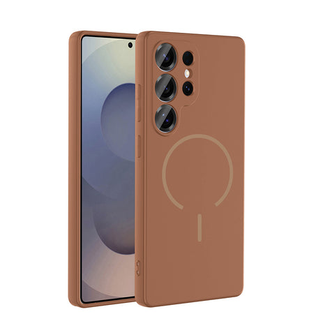 Galaxy S25 Ultra Kılıf M-safe Şarj Özellikli Zore Meta Kapak