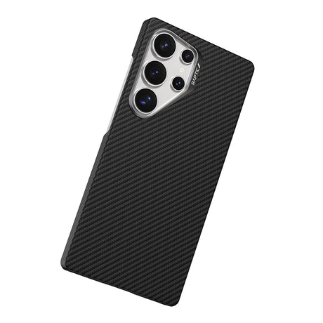 Galaxy S25 Ultra Kılıf M-safe Şarj Özellikli 600D Metal Kamera Çerçeveli Raptic Aramid Fiber Serisi Kapak