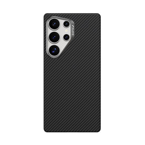 Galaxy S25 Ultra Kılıf M-safe Şarj Özellikli 600D Metal Kamera Çerçeveli Raptic Aramid Fiber Serisi Kapak