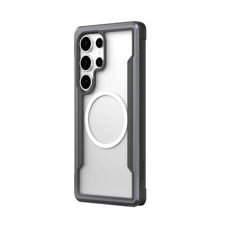 Galaxy S25 Ultra Kılıf M-safe Şarj Özellikli Airbagli Raptic Shield Serisi Şeffaf Arka Yüzey Kapak