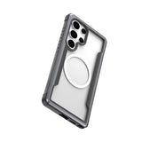 Galaxy S25 Ultra Kılıf M-safe Şarj Özellikli Airbagli Raptic Shield Serisi Şeffaf Arka Yüzey Kapak