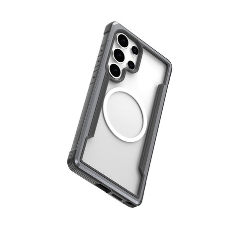 Galaxy S25 Ultra Kılıf M-safe Şarj Özellikli Airbagli Raptic Shield Serisi Şeffaf Arka Yüzey Kapak