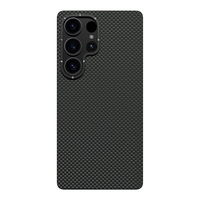 Galaxy S25 Ultra Kılıf M-safe Şarj Özellikli Aramid Fiber Youngkit 1500D Kevlar Extreme Wing Serisi Kapak