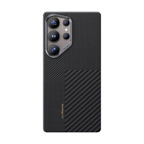 Galaxy S25 Ultra Kılıf M-safe Şarj Özellikli Karbon Fiber Benks Montage ArmorAir Kevlar Kapak