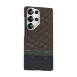 Galaxy S25 Ultra Kılıf M-safe Şarj Özellikli Karbon Fiber Tasarımlı Benks Prestige ArmorAir Kevlar Kapak