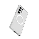 Galaxy S25 Ultra Kılıf M-safe Şarj Özellikli Raptic Crystal M-safe Serisi Şeffaf Kapak