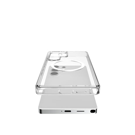 Galaxy S25 Ultra Kılıf M-safe Şarj Özellikli Raptic Crystal M-safe Serisi Şeffaf Kapak