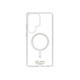 Galaxy S25 Ultra Kılıf M-safe Şarj Özellikli Şeffaf Airbag Tasarımlı Skinarma Saido Nightglow Kapak