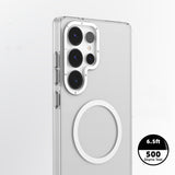 Galaxy S25 Ultra Kılıf M-safe Şarj Özellikli Şeffaf Youngkit Crystal Shield Serisi Kapak