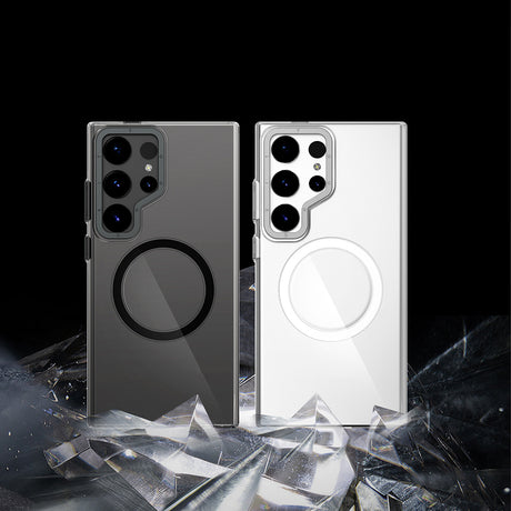 Galaxy S25 Ultra Kılıf M-safe Şarj Özellikli Şeffaf Youngkit Crystal Shield Serisi Kapak