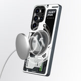 Galaxy S25 Ultra Kılıf M-safe Şarj Özellikli Youngkit 360° Standlı Starship Serisi Kapak