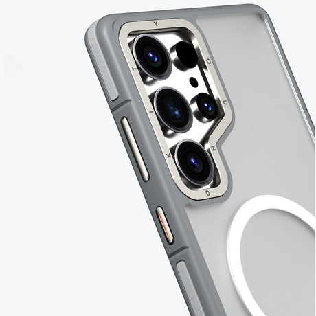 Galaxy S25 Ultra Kılıf M-safe Şarj Özellikli Youngkit Rock Sand Serisi Kapak