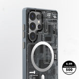 Galaxy S25 Ultra Kılıf M-safe Şarj Özellikli YoungKit Technology Serisi Kapak