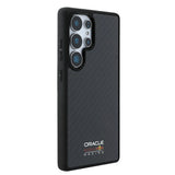 Galaxy S25 Ultra Kılıf Redbull Orjinal Lisanslı M-safe Şarj Özellikli Karbon Fiber Tasarımlı Parlayan Logolu Kapak