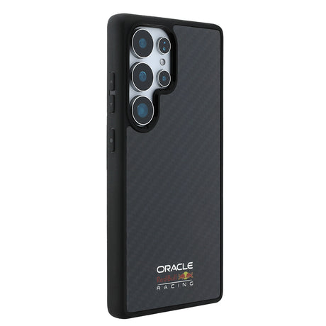 Galaxy S25 Ultra Kılıf Redbull Orjinal Lisanslı M-safe Şarj Özellikli Karbon Fiber Tasarımlı Parlayan Logolu Kapak