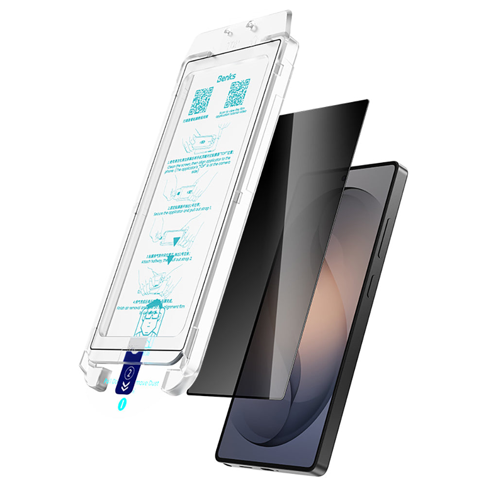 Galaxy S26 Benks Ultra Shield Privacy Ekran Koruyucu + Kolay Uygulama Aparatlı