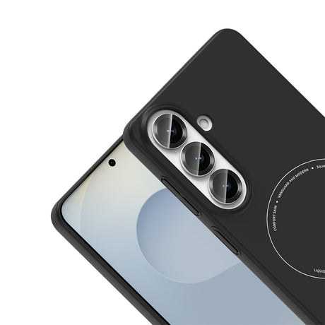 Galaxy S26 FE Kılıf M-Safe Şarj Özellikli Kamera Korumalı Zore Elio Sert PC Kapak