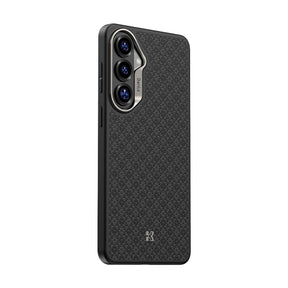 Galaxy S26 Kılıf M-Safe Şarj Özellikli Benks ArmorPro ArmorGrid Serisi Kevlar Karbon Kapak