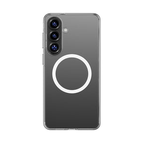 Galaxy S26 Kılıf M-safe Şarj Özellikli Benks Magnetik Crystal Serisi Şeffaf Kapak