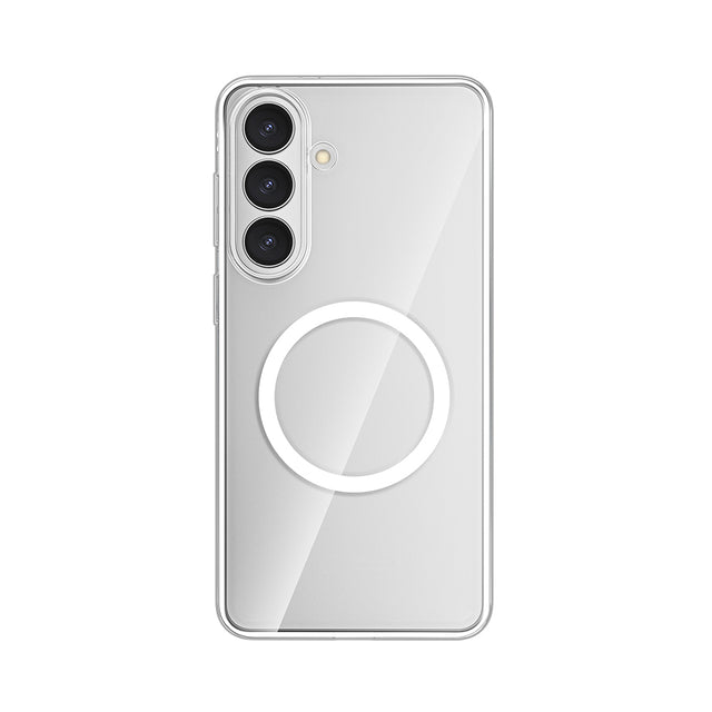 Galaxy S26 Kılıf M-safe Şarj Özellikli Transparan Sert PC Wlons Pita Kapak