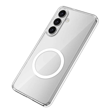 Galaxy S26 Kılıf M-safe Şarj Özellikli Transparan Sert PC Wlons Pita Kapak
