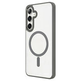 Galaxy S26 Kılıf M-safe Şarj Özellikli Zore Krom M-safe Silikon Kapak