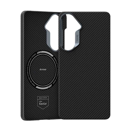 Galaxy S26 Plus Kılıf Benks M-safe Şarj Özellikli Magnetik ArmorAir 600D Kevlar Karbon Fiber Kapak