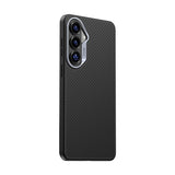 Galaxy S26 Plus Kılıf Karbon Fiber M-safe Şarj Özellikli Benks Hybrid ArmorPro 600D Kevlar Kapak