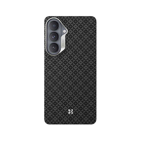 Galaxy S26 Plus Kılıf M-Safe Şarj Özellikli Benks ArmorAir ArmorGrid Serisi Kevlar Karbon Kapak
