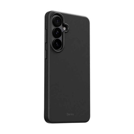 Galaxy S26 Plus Kılıf M-safe Şarj Özellikli Çizilmeye Dayanıklı Benks VitaPro Serisi PU Deri Kapak